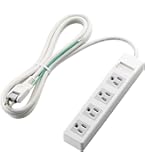 Amazon.co.jp: サンワサプライ(Sanwa Supply) 電源タップ 3P・4個口 3m